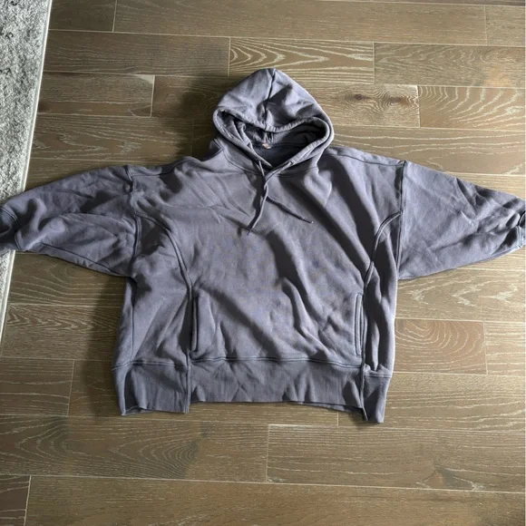 Rare FREE PEOPLE X HOKA sprint to the finish hoodie in size M - Picture 3 of 4